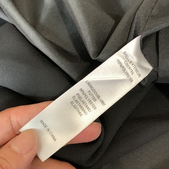 Formal Full Length Dress Gown Black White Beaded New 250$ 8 us Medium - Picture 10 of 11